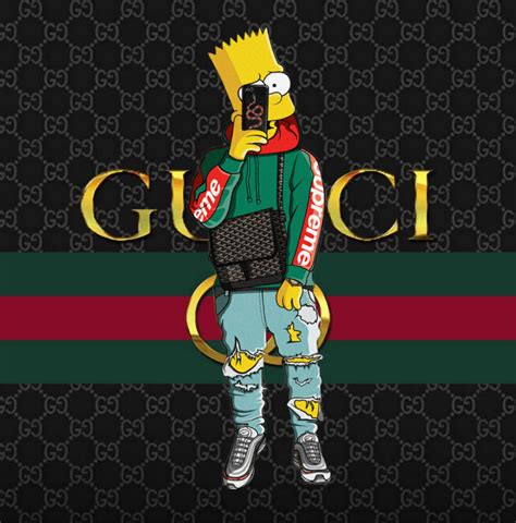 bart simpson gucci background|gucci mane jewelry collection.